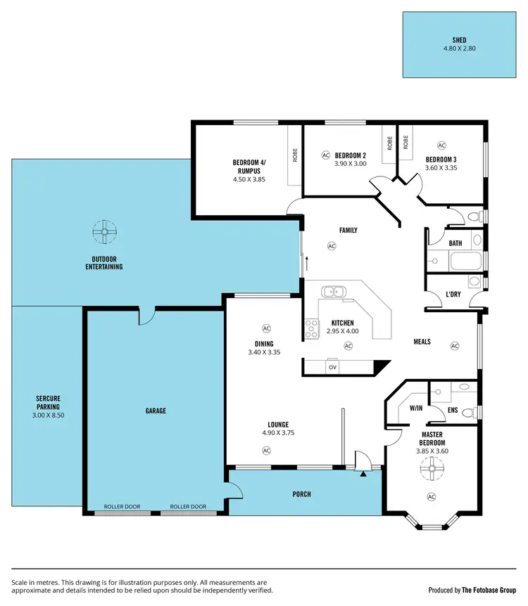 Floorplan of Homely house listing, 18 Sandy Glass Court, Sheidow Park SA 5158
