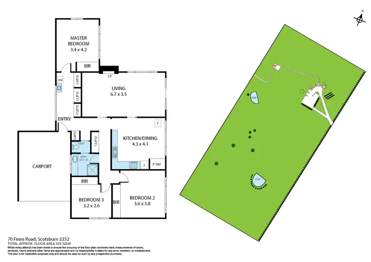 Floorplan of Homely house listing, 70 Finns Road, Scotsburn VIC 3352