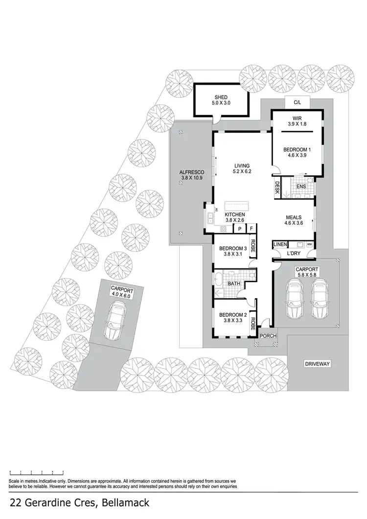 Floorplan of Homely house listing, 22 Gerardine Crescent, Bellamack NT 832