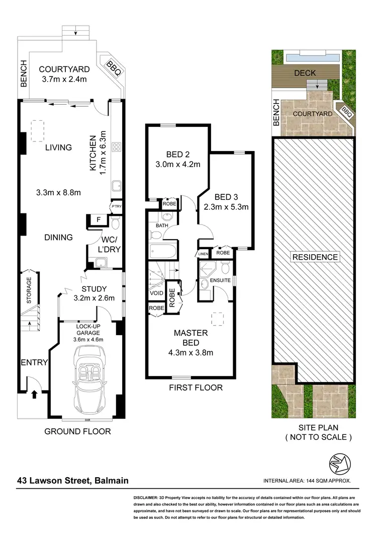 Floorplan of Homely house listing, 43 Lawson Street, Balmain NSW 2041