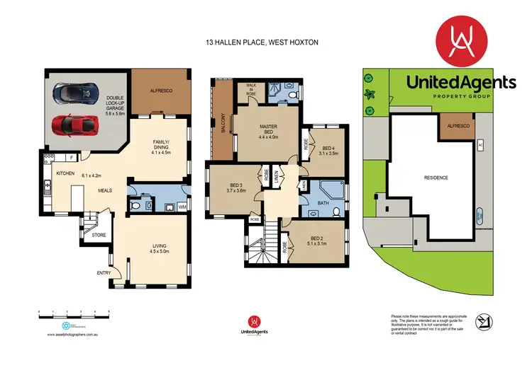 Floorplan of Homely house listing, 13 Hallen Place, West Hoxton NSW 2171