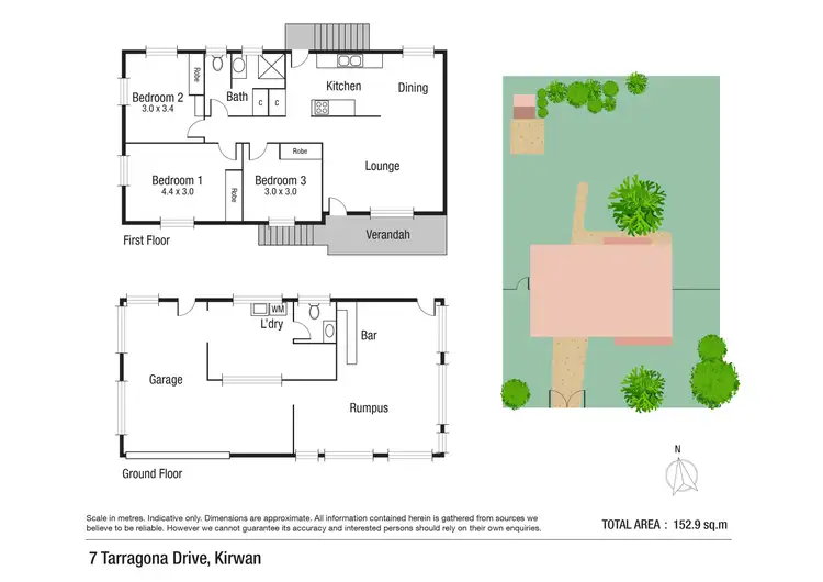 Floorplan of Homely house listing, 7 Tarragona Drive, Kirwan QLD 4817