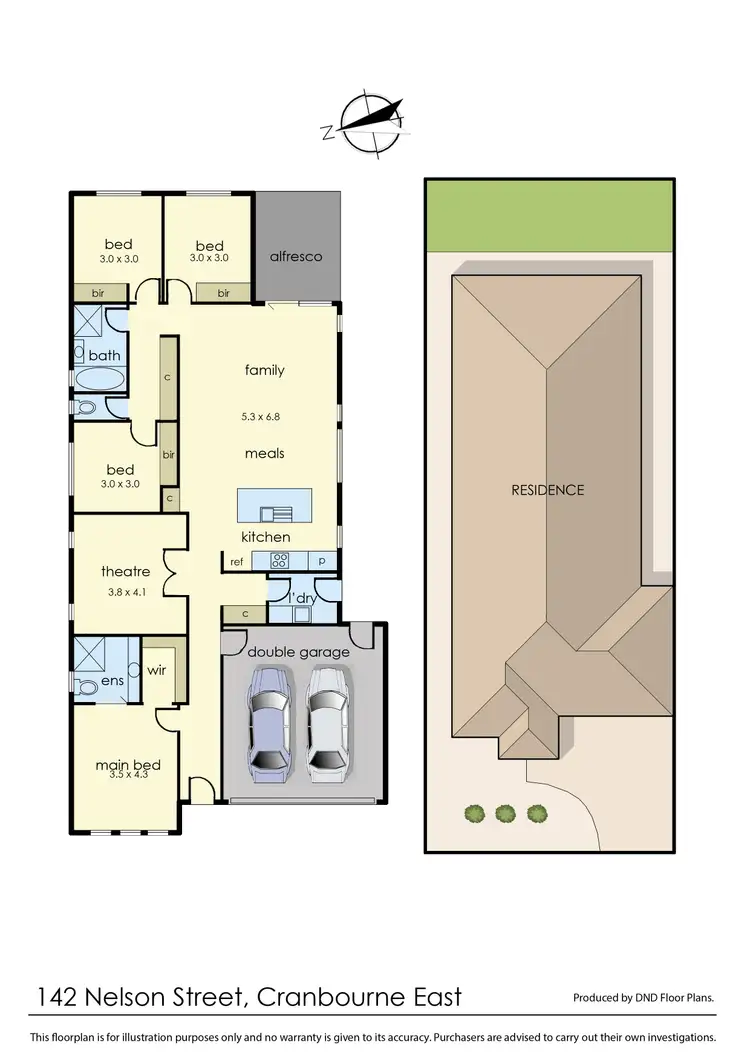 Floorplan of Homely house listing, 142 Nelson Street, Cranbourne East VIC 3977