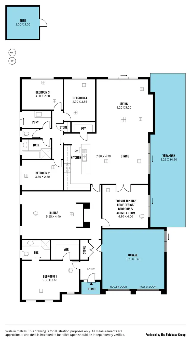 Floorplan of Homely house listing, 10 Banksia Avenue, Aldinga Beach SA 5173