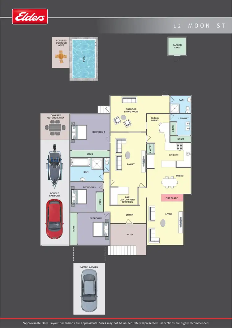 Floorplan of Homely house listing, 12 Moon Street, Wingham NSW 2429