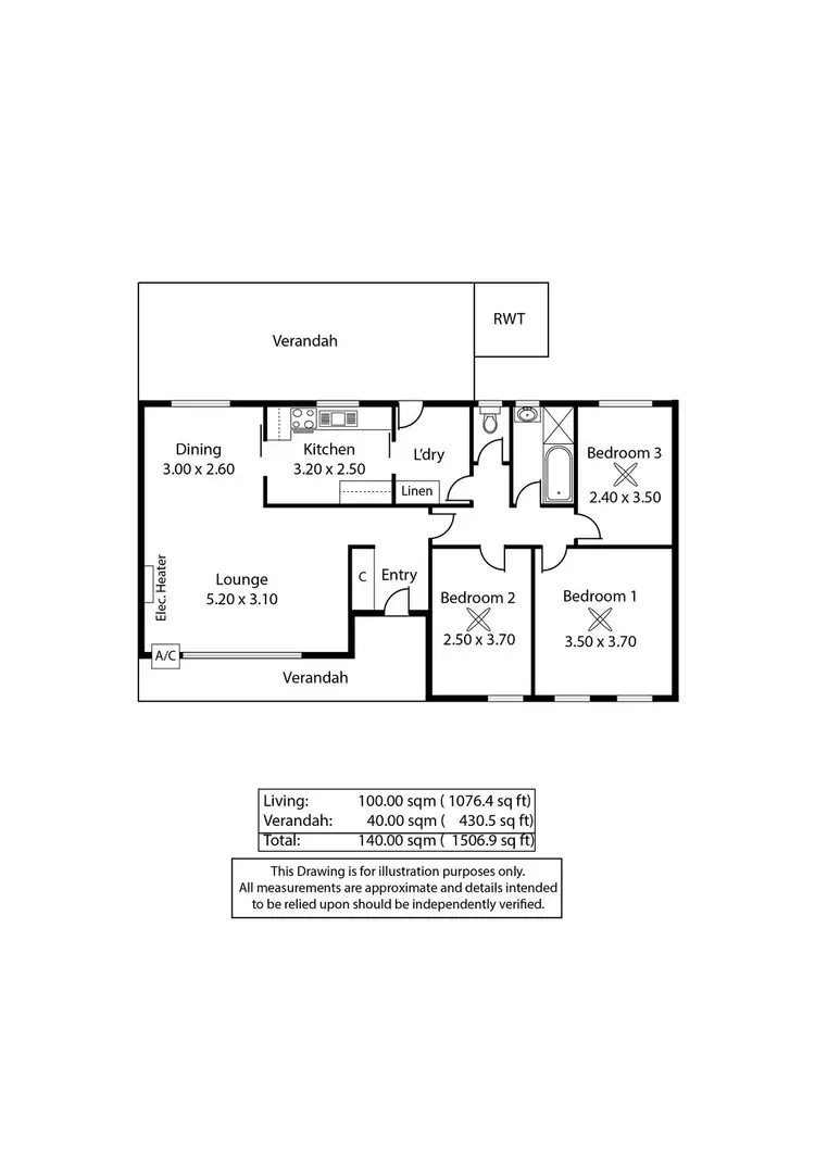 Floorplan of Homely house listing, 10 Davies Cres, Port Augusta West SA 5700