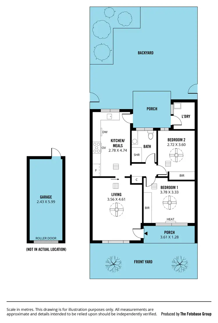 Floorplan of Homely unit listing, 2/2A Lewis Street, Brooklyn Park SA 5032