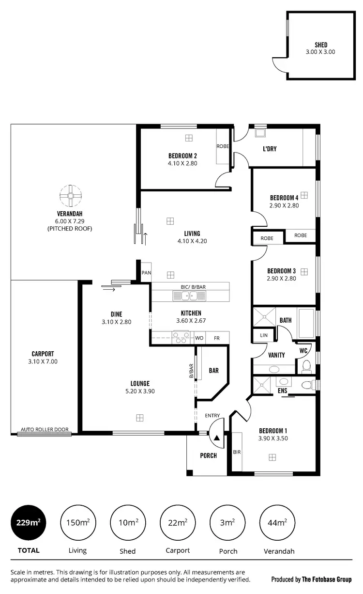Floorplan of Homely house listing, 12 Martinvine Court, Salisbury Park SA 5109