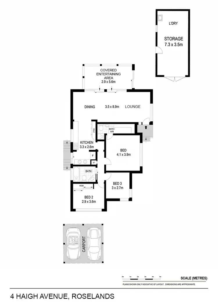 Floorplan of Homely house listing, 4 Haigh Avenue, Roselands NSW 2196
