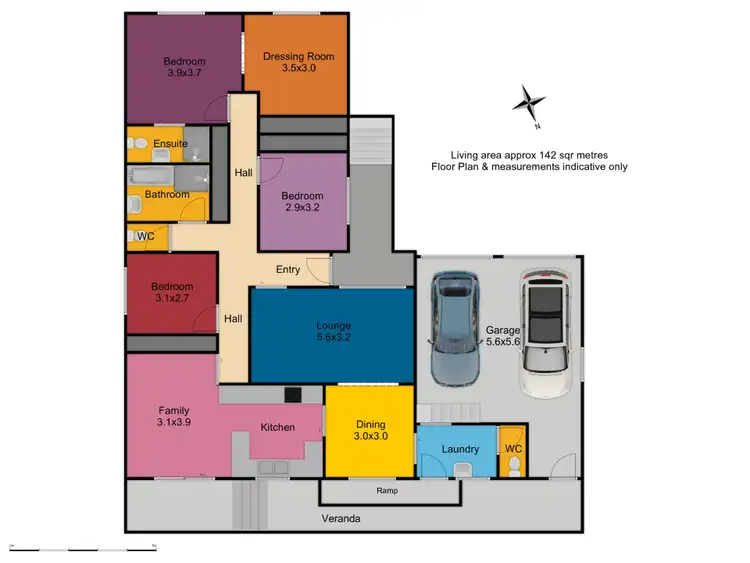 Floorplan of Homely house listing, 4 Goldfinch Way, Orange NSW 2800