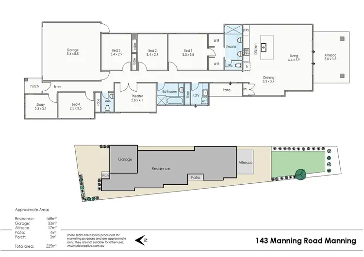Floorplan of Homely house listing, 143 Manning Road, Manning WA 6152