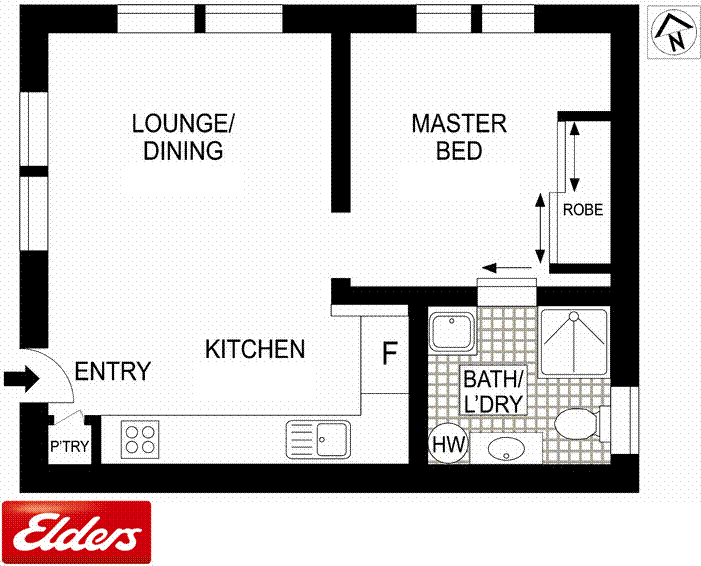 Floorplan of Homely unit listing, 2/124 Henderson Road, Queanbeyan NSW 2620