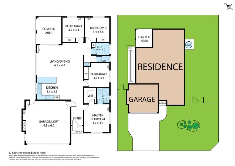Floorplan of Homely house listing, 27 Kinnardy Street, Burdell QLD 4818