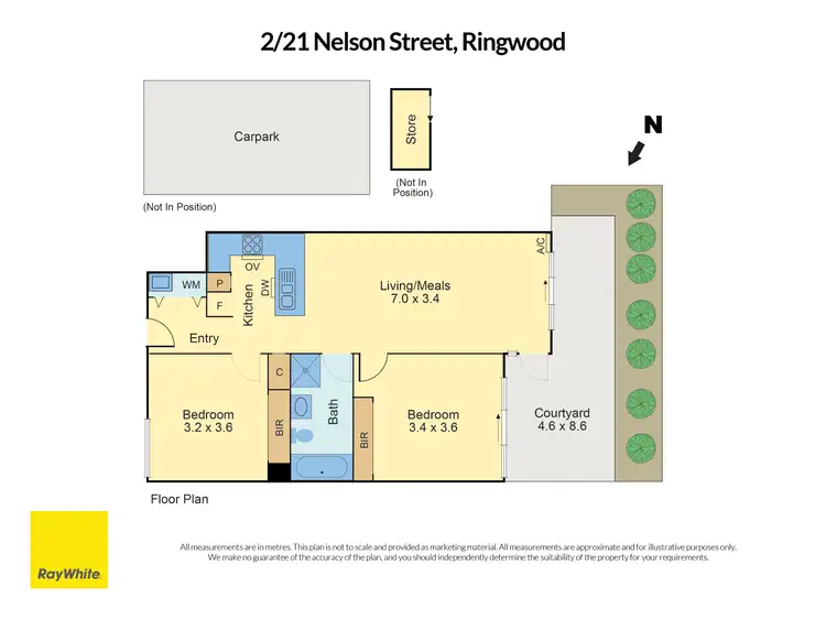 Floorplan of Homely apartment listing, 2/21 Nelson Street, Ringwood VIC 3134