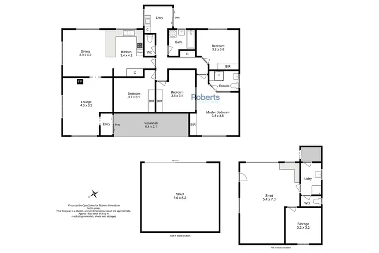 Floorplan of Homely house listing, 19 Brookvale Road, Ulverstone TAS 7315