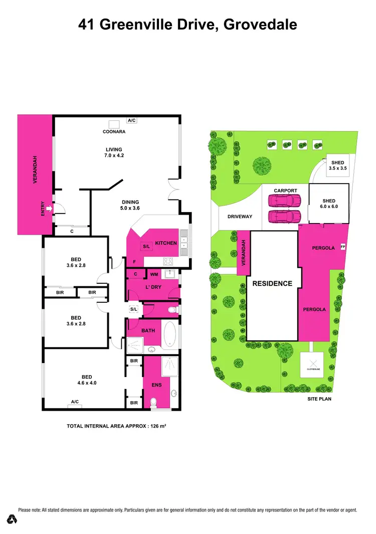 Floorplan of Homely house listing, 41 Greenville Drive, Grovedale VIC 3216