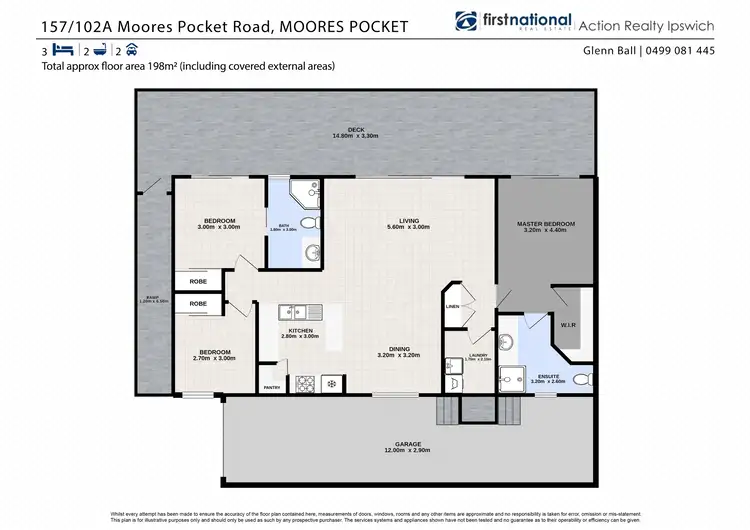 Floorplan of Homely retirement listing, 157/102A Moores Pocket Road, Moores Pocket QLD 4305