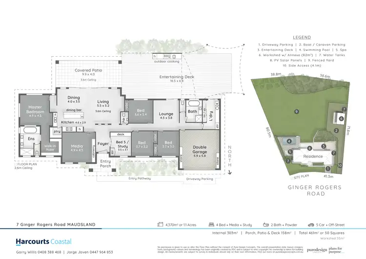 Floorplan of Homely house listing, 7 Ginger Rogers Road, Maudsland QLD 4210