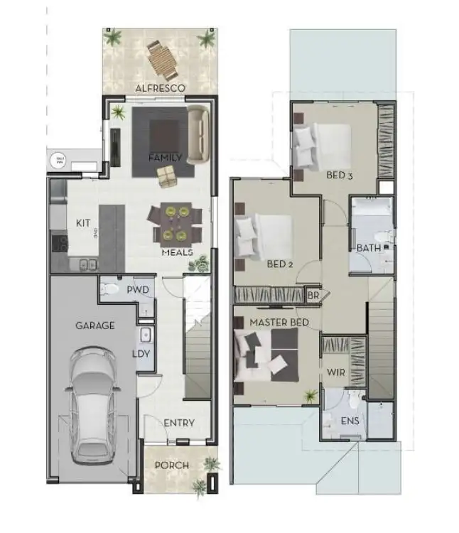 Floorplan of Homely townhouse listing, 30/30 Falso Place, Doolandella QLD 4077