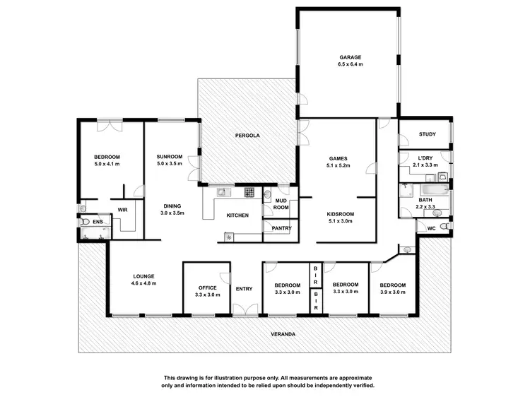 Floorplan of Homely house listing, 76 MOUNT MCINTOSH ROAD, Naracoorte SA 5271