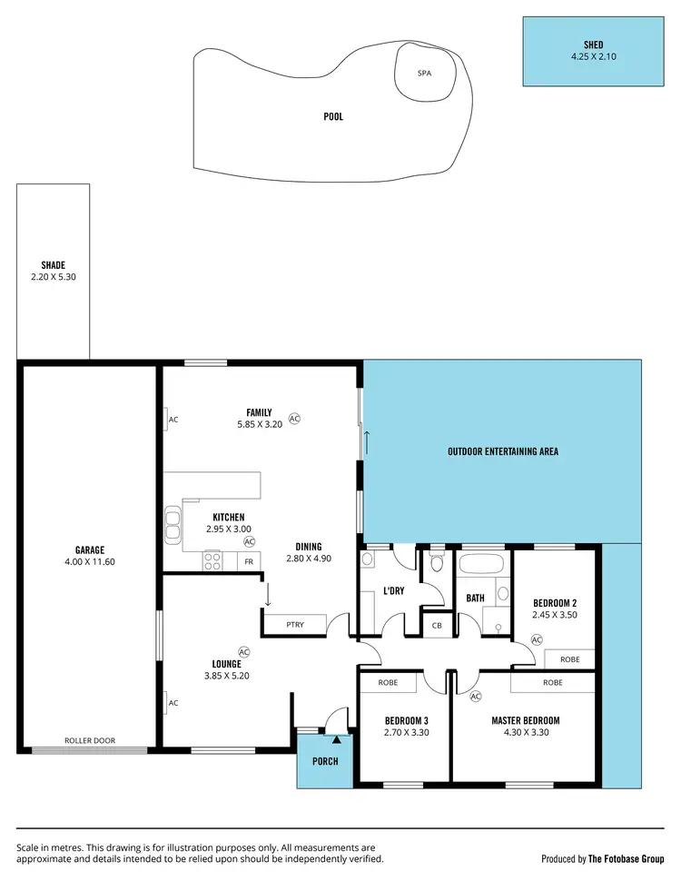 Floorplan of Homely house listing, 11 Garnet Crescent, Flagstaff Hill SA 5159