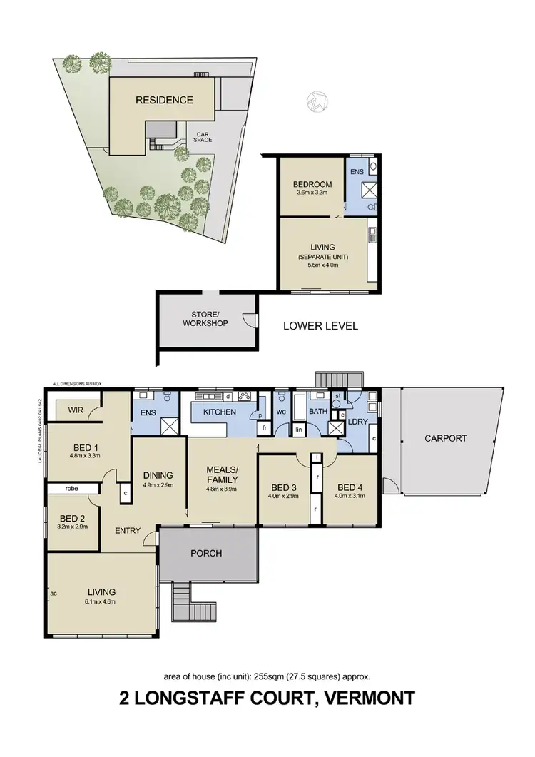 Floorplan of Homely house listing, 2 Longstaff Court, Vermont VIC 3133