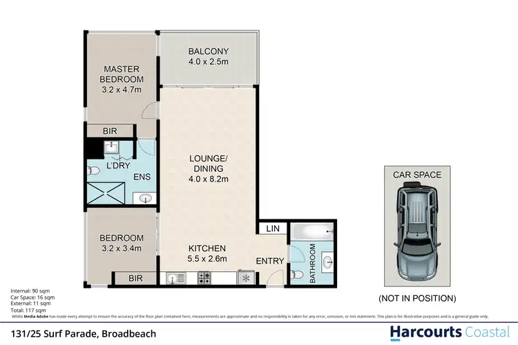 Floorplan of Homely apartment listing, 131/25-29 Surf Parade, Broadbeach QLD 4218