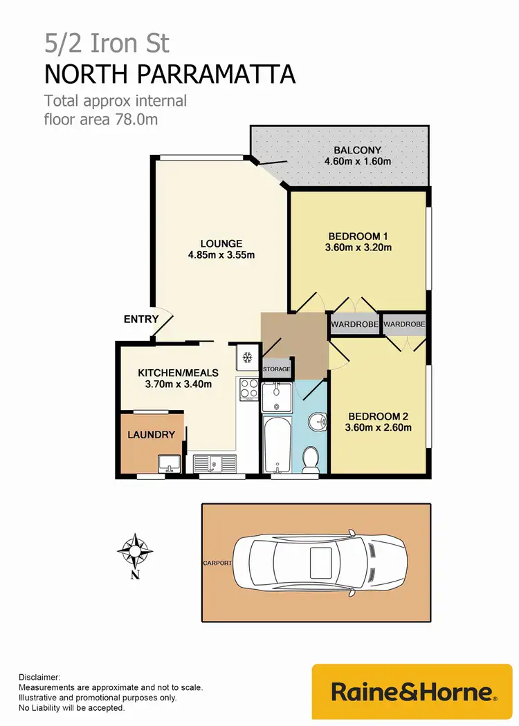 Floorplan of Homely unit listing, 5/2 Iron Street, North Parramatta NSW 2151