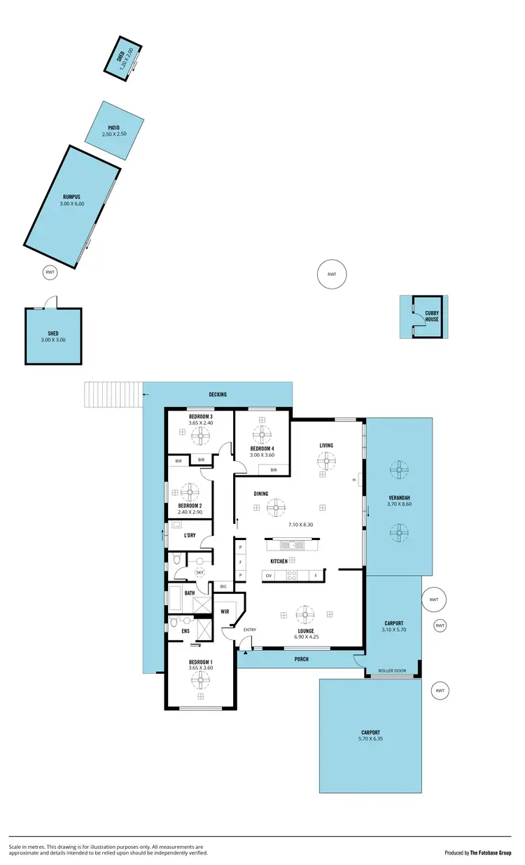 Floorplan of Homely house listing, 4 Birchwood Court, Happy Valley SA 5159