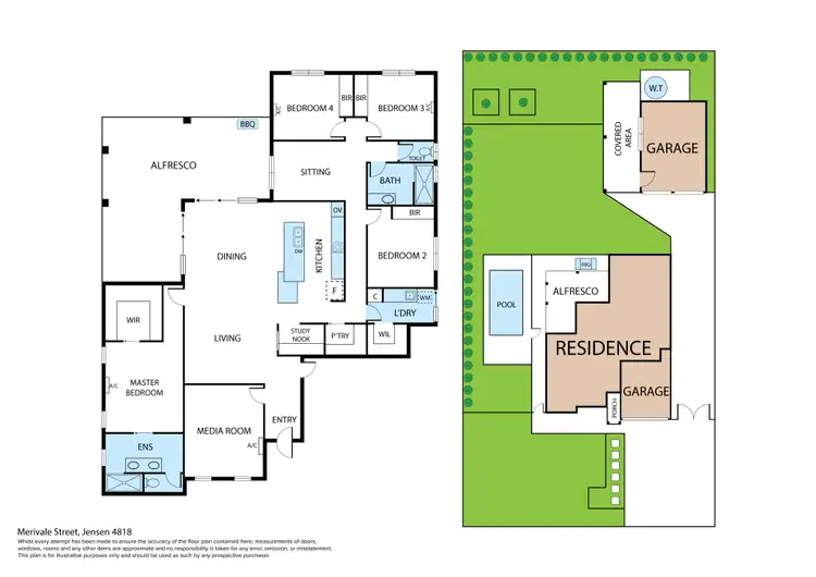 Floorplan of Homely house listing, 19 Merivale Street, Jensen QLD 4818