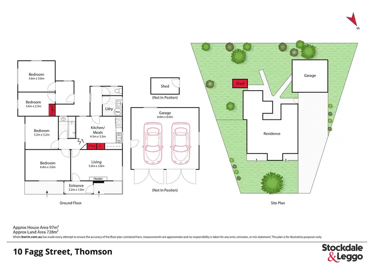 Floorplan of Homely house listing, 10 Fagg Street, Thomson VIC 3219