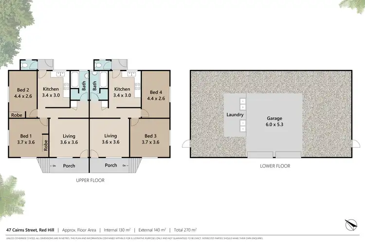 Floorplan of Homely house listing, 47 Cairns Street, Red Hill QLD 4059