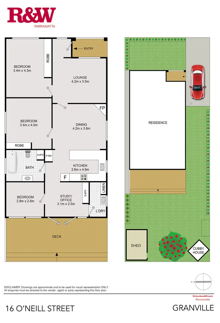 Floorplan of Homely house listing, 16 O'Neill Street, Granville NSW 2142