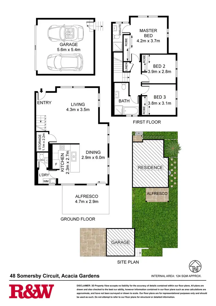 Floorplan of Homely house listing, 48 Somersby Circuit, Acacia Gardens NSW 2763