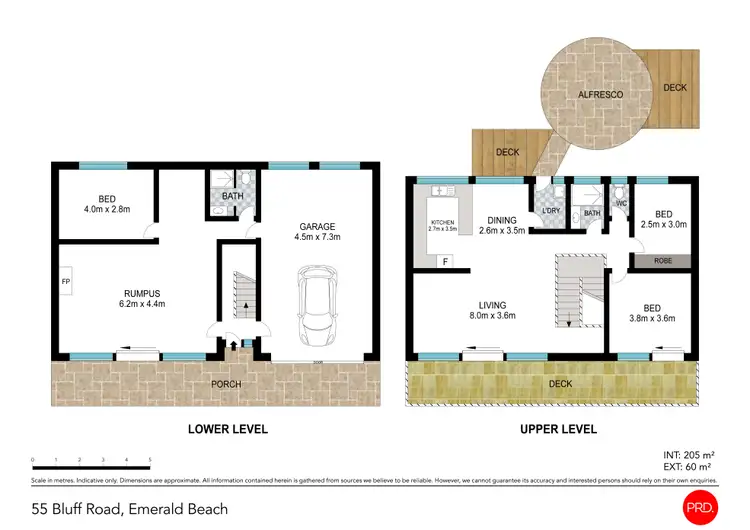Floorplan of Homely house listing, 55 Bluff Road, Emerald Beach NSW 2456
