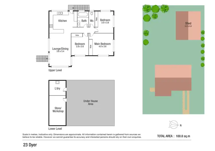 Floorplan of Homely house listing, 23 Dyer Street, Pallarenda QLD 4810