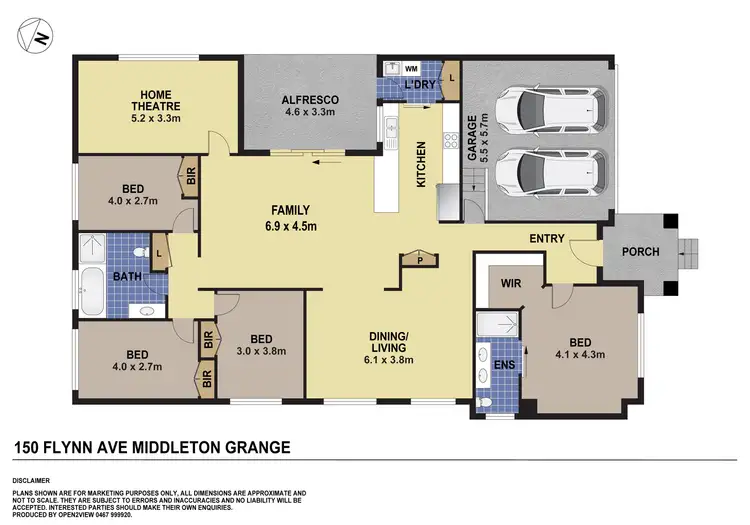 Floorplan of Homely house listing, 150 Flynn Avenue, Middleton Grange NSW 2171