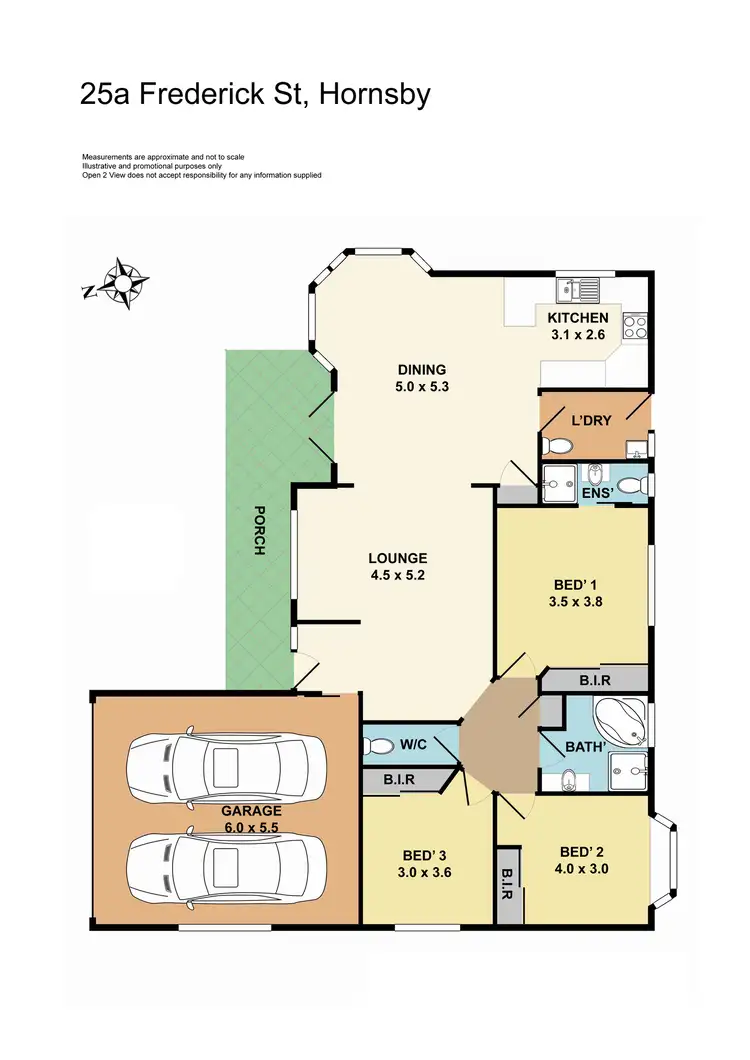 Floorplan of Homely house listing, 25A Frederick Street, Hornsby NSW 2077