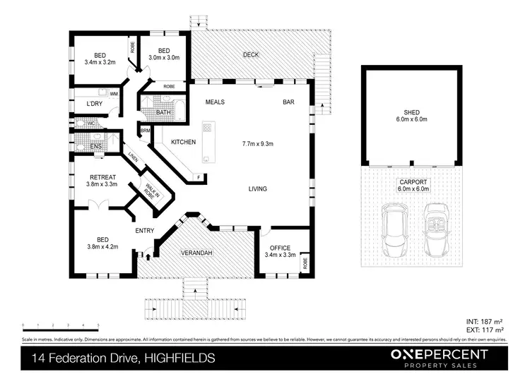 Floorplan of Homely house listing, 14 Federation Drive, Highfields QLD 4352