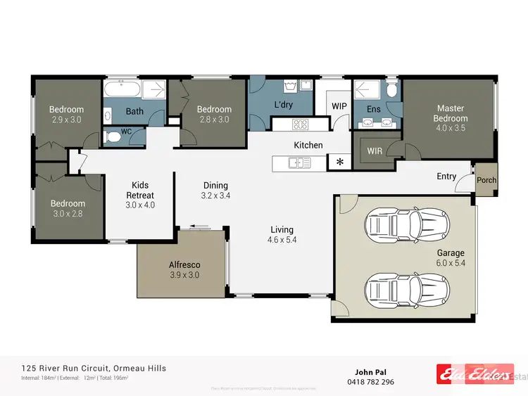 Floorplan of Homely house listing, 125 RIVER RUN CIRCUIT, Ormeau Hills QLD 4208
