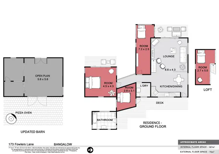 Floorplan of Homely rural property listing, 173 Fowlers Lane, Bangalow NSW 2479