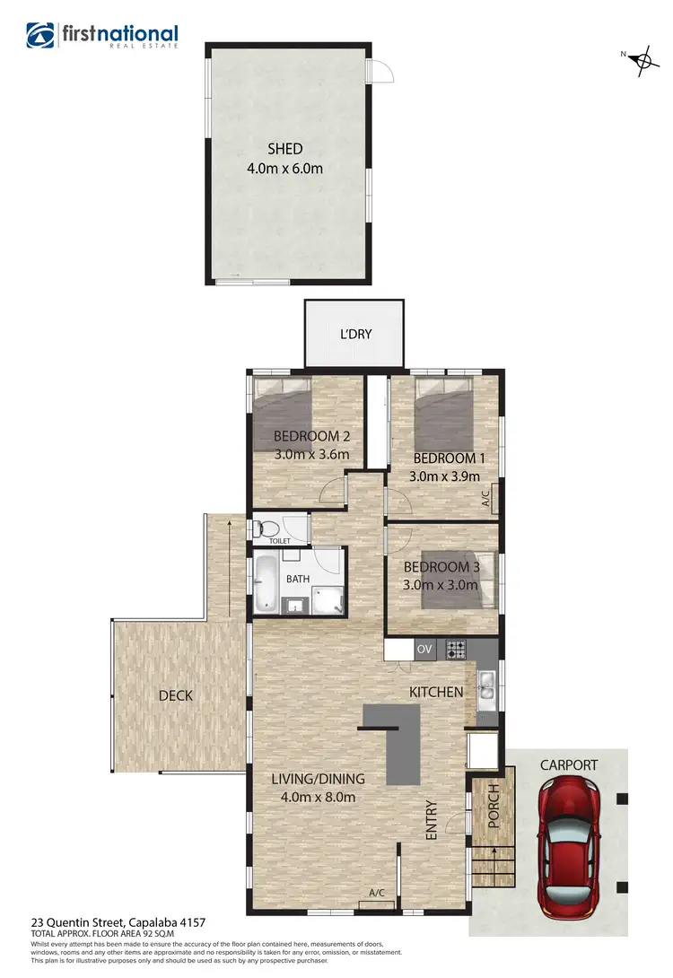 Floorplan of Homely house listing, 23 Quentin Street, Capalaba QLD 4157