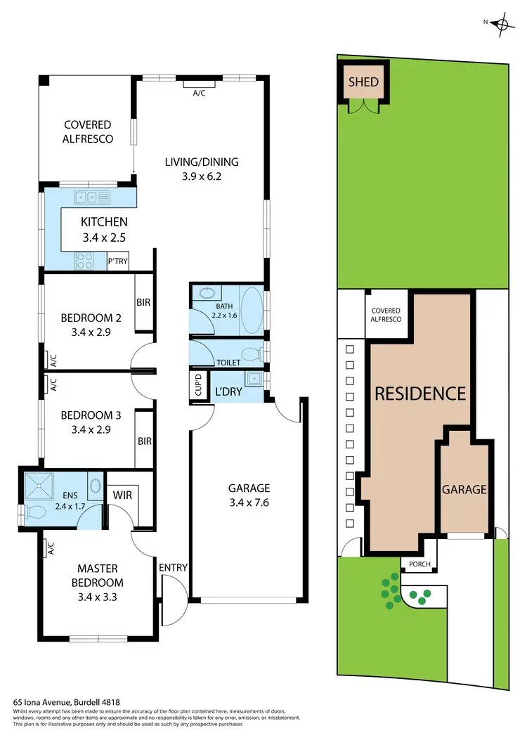 Floorplan of Homely house listing, 65 Iona Avenue, Burdell QLD 4818
