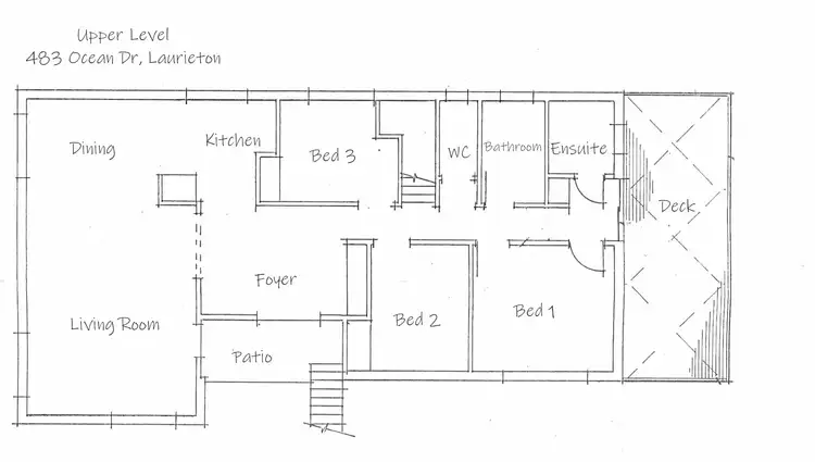 Floorplan of Homely house listing, 483 Ocean Drive, Laurieton NSW 2443