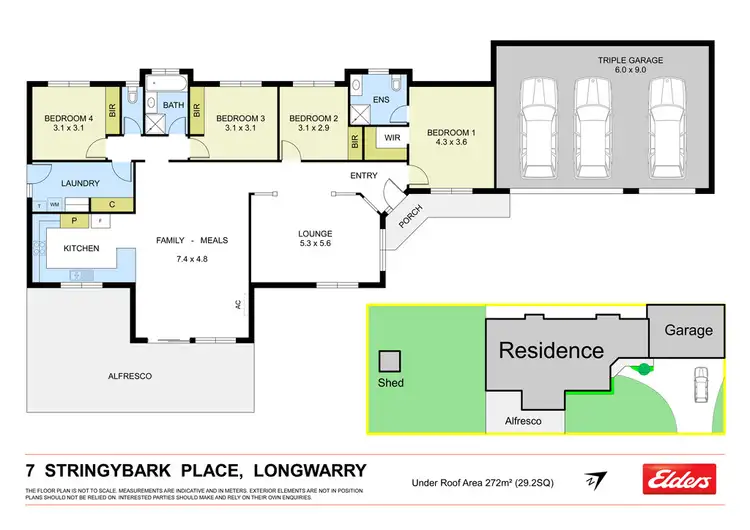 Floorplan of Homely house listing, 7 STRINGYBARK PLACE, Longwarry VIC 3816