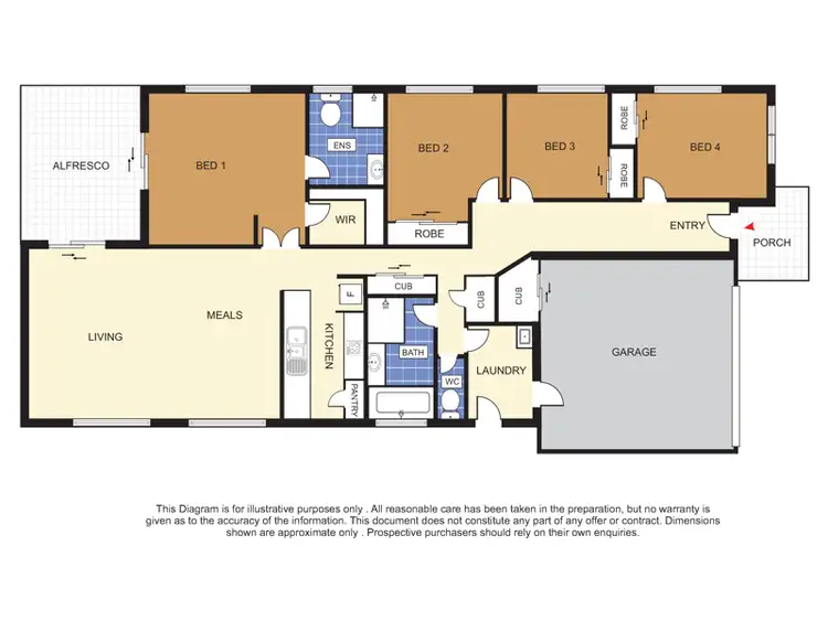 Floorplan of Homely house listing, 51 Juniper Street, Heathwood QLD 4110