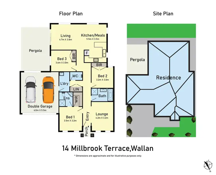 Floorplan of Homely house listing, 14 Millbrook Terrace, Wallan VIC 3756