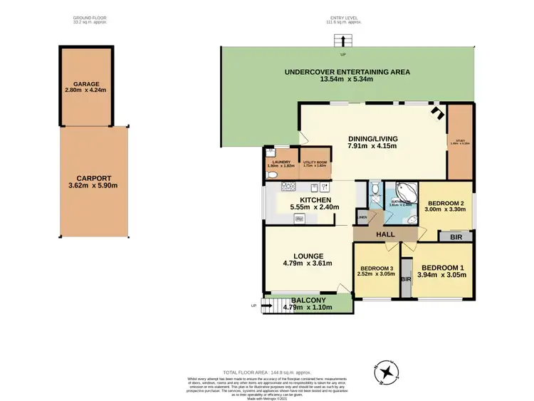 Floorplan of Homely house listing, 39 Amaral Avenue, Dapto NSW 2530