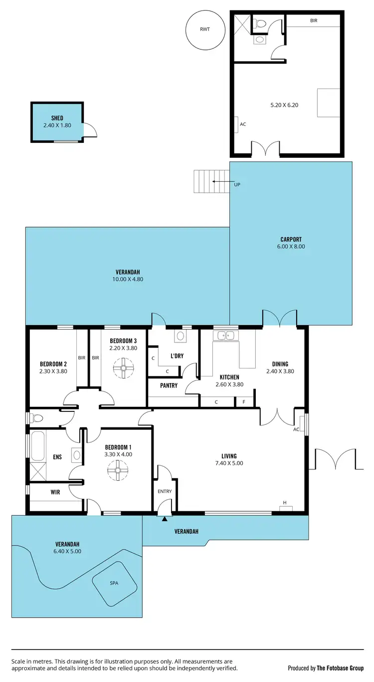 Floorplan of Homely house listing, 13 Chilcomb Drive, Huntfield Heights SA 5163