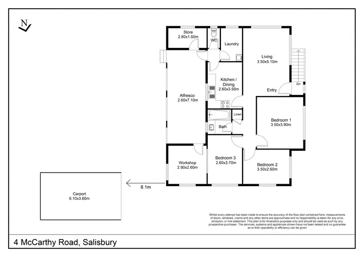 Floorplan of Homely house listing, 4 McCarthy Rd, Salisbury QLD 4107